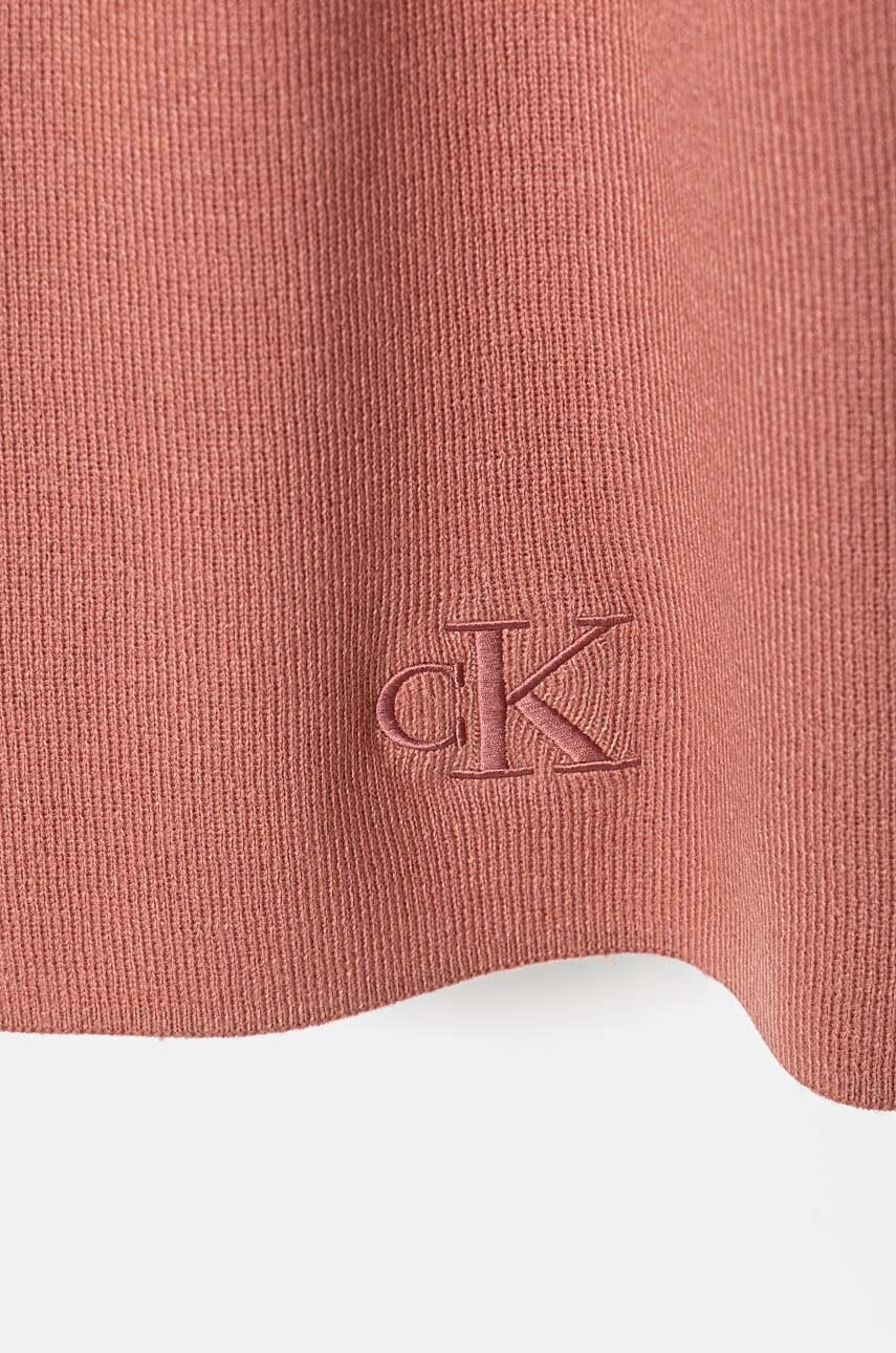 Шарф Calvin Klein Jeans жіночий колір фіолетовий однотонний K60K612659