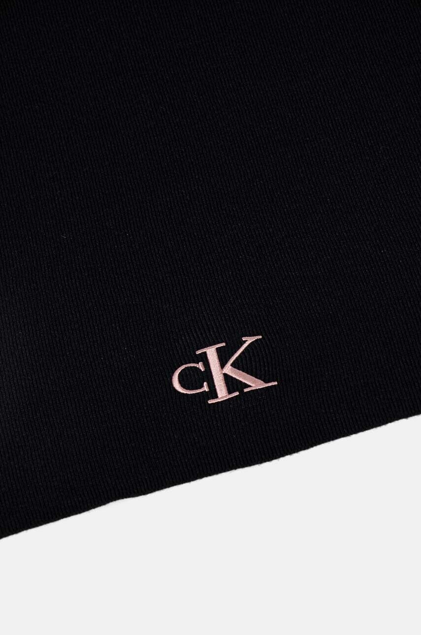 Шарф Calvin Klein Jeans жіночий колір чорний однотонний K60K612659