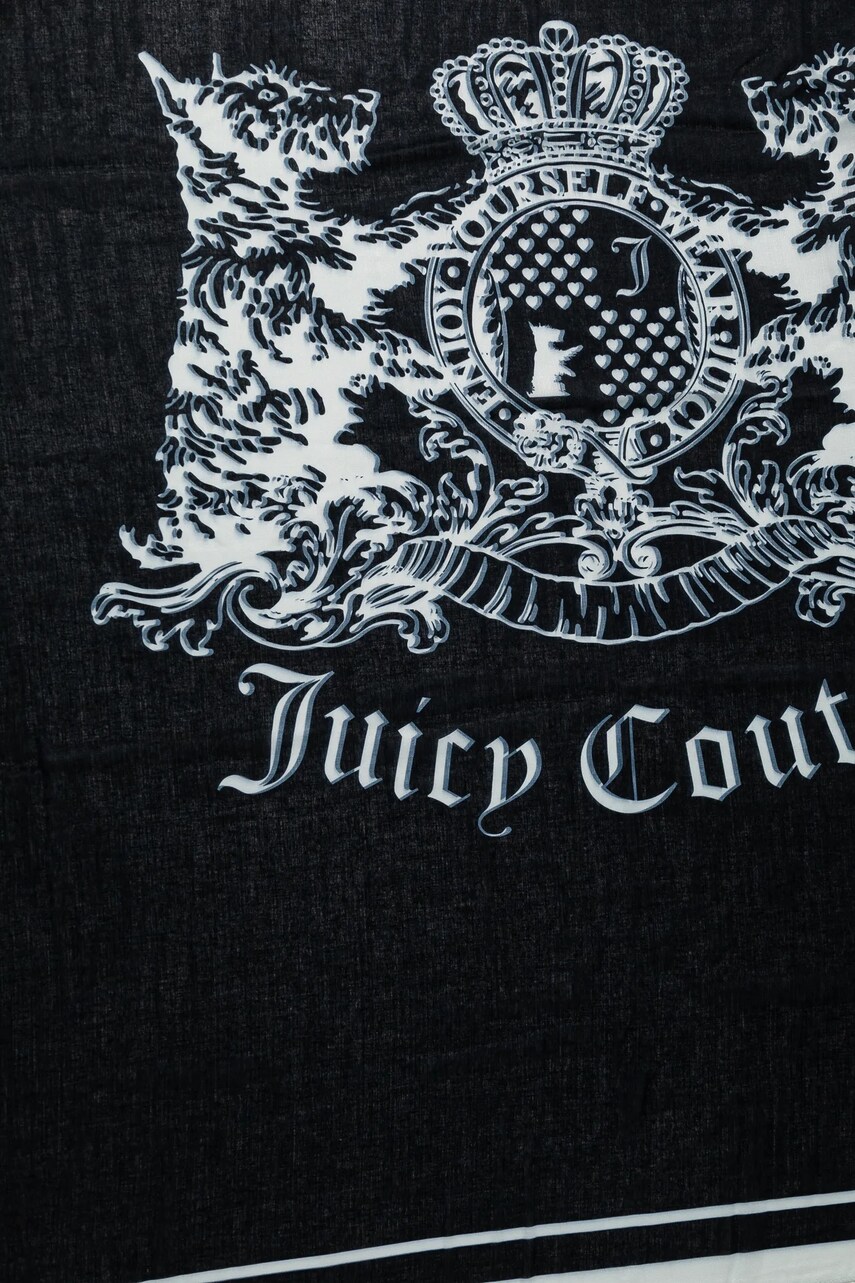 Хустка Juicy Couture Hollyhock жіноча колір чорний візерунок AEJH63090WPO