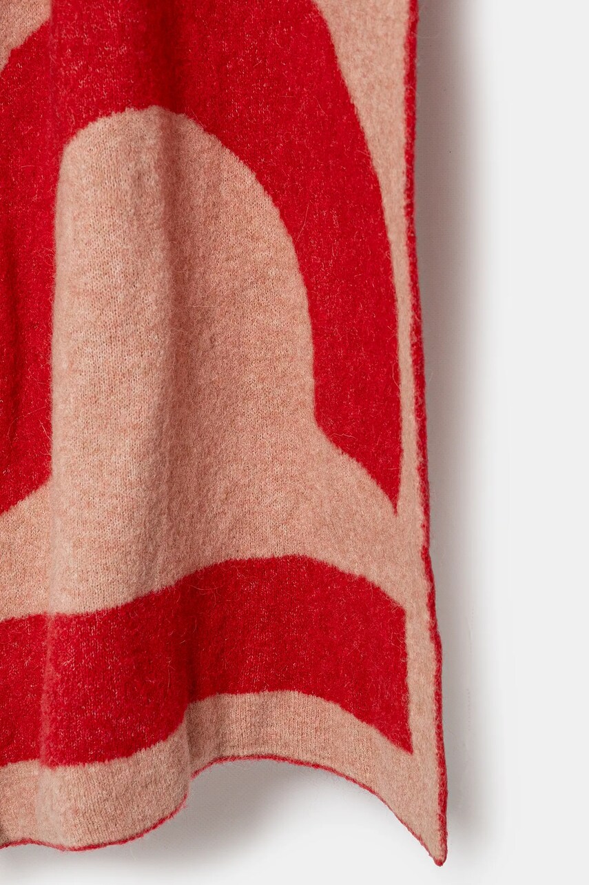 Шарф з домішкою вовни Fiorucci Alpaca Scarf колір рожевий U01FPASC213KN10RD01