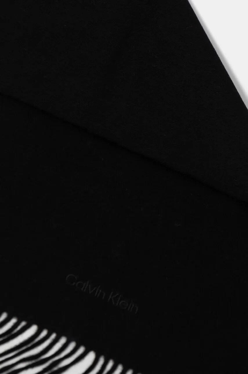 Шарф Calvin Klein чоловічий колір чорний однотонний K50K512378