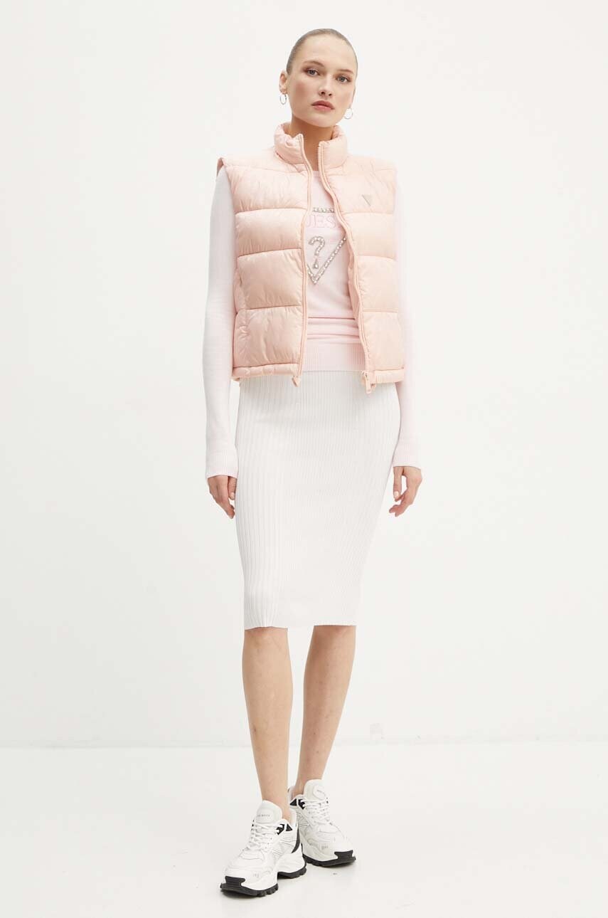 Спідниця Guess LUCILLE колір сірий midi олівець W4YD38 Z2U00