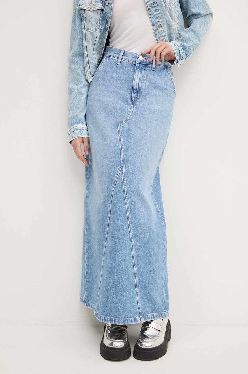 Джинсова спідниця Tommy Jeans maxi пряма DW0DW19294