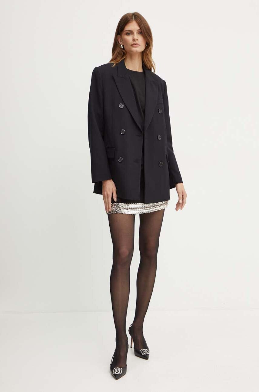 Спідниця Pinko колір чорний mini олівець 104406 A28A