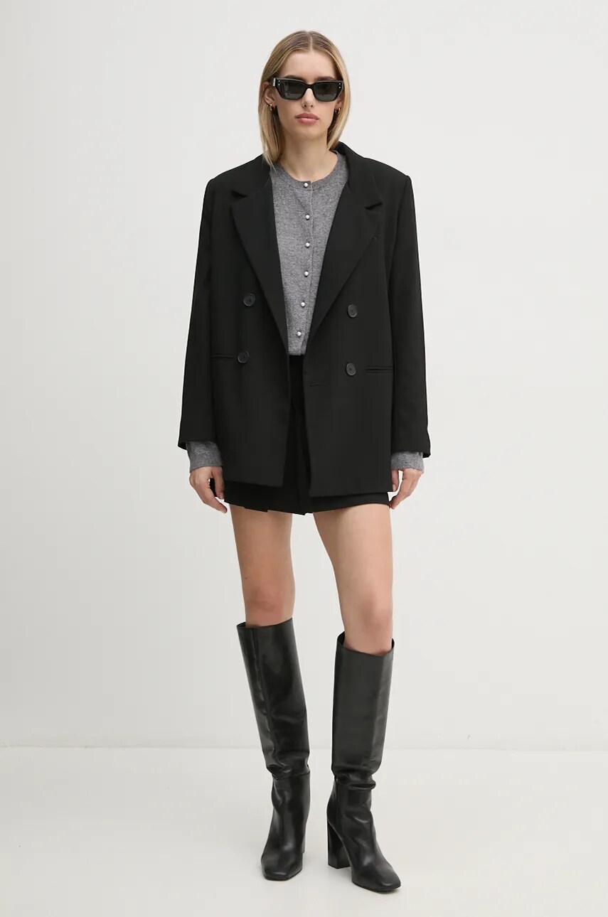 Спідниця United Colors of Benetton колір чорний mini розкльошена 4962D003X