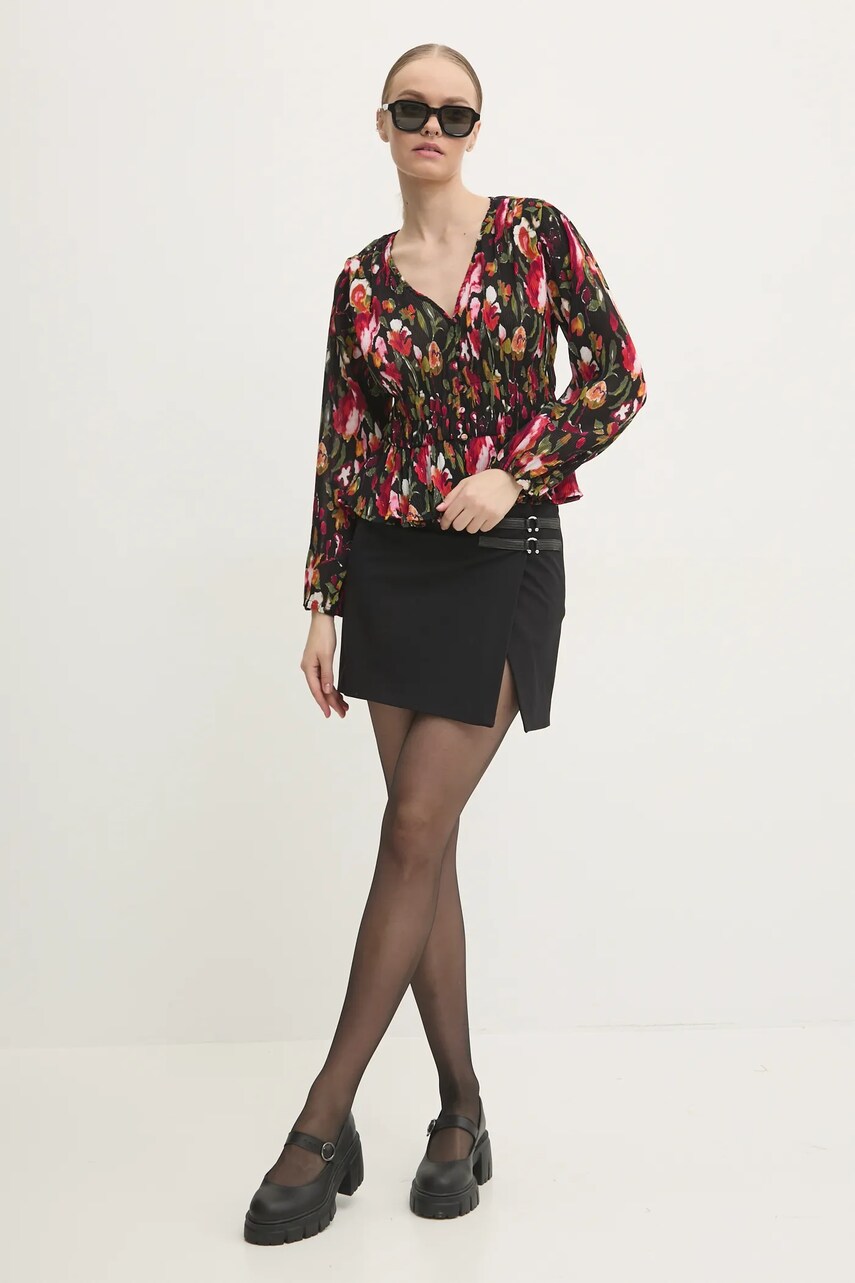 Спідниця Chiara Ferragni колір чорний mini пряма 77CBE829