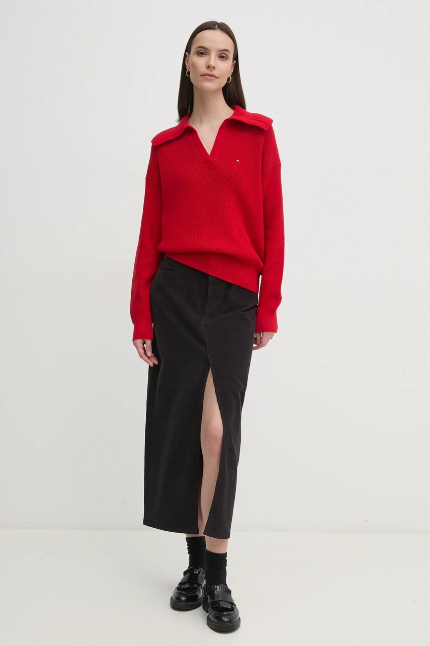 Вельветова спідниця United Colors of Benetton колір чорний maxi пряма 41ULD0045