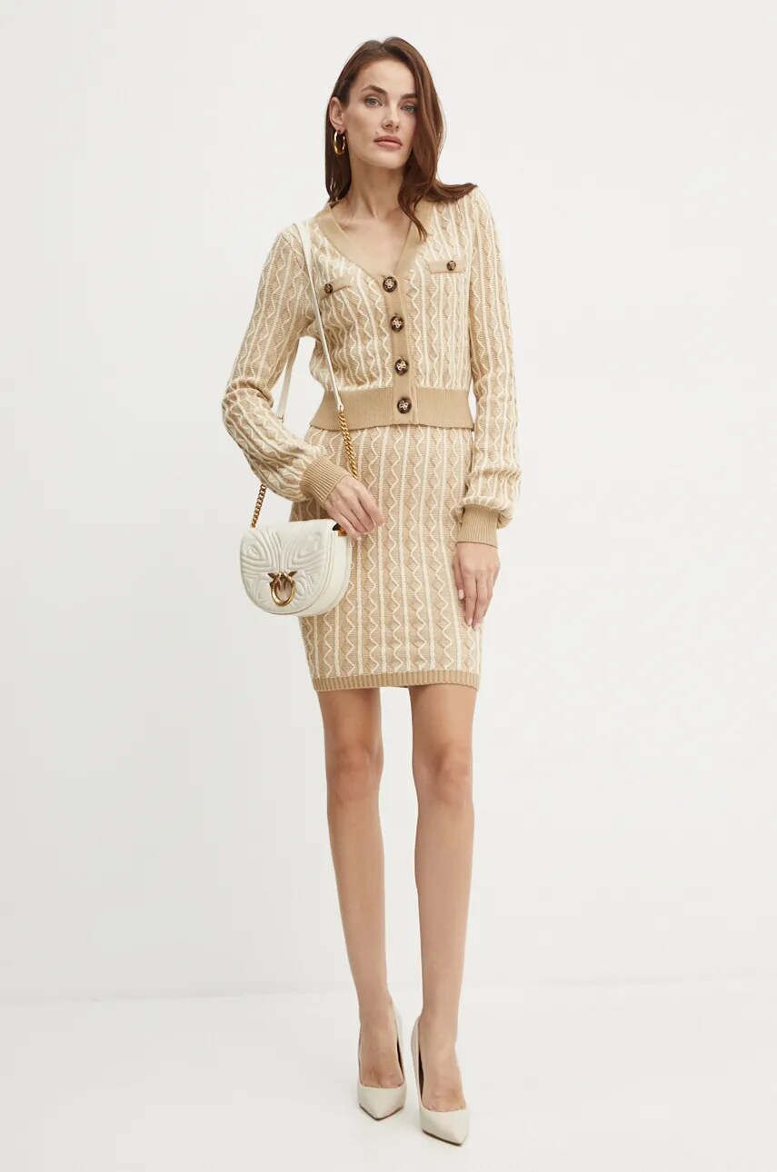 Спідниця Guess TIFFANY колір зелений mini олівець W4BD0T Z3K40