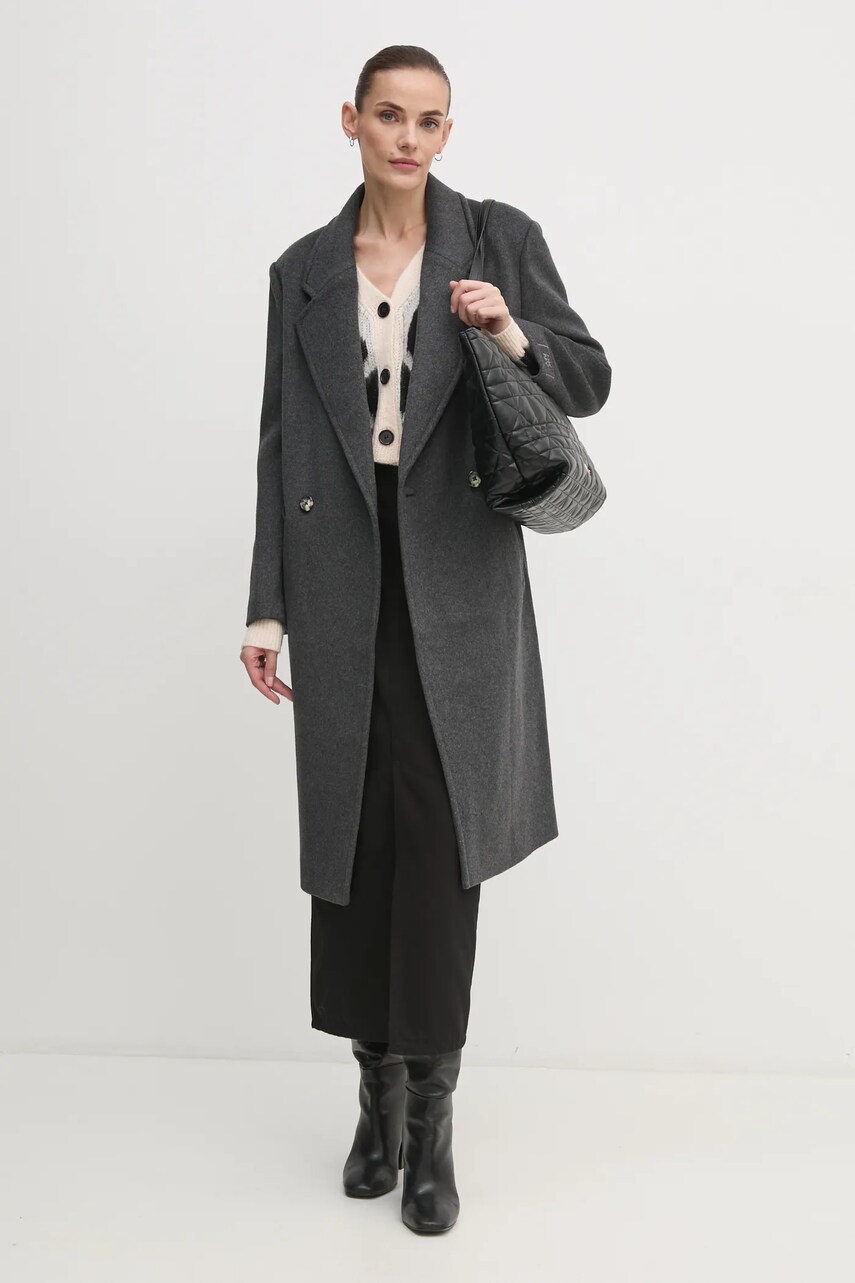 Купити Джинсова спідниця Calvin Klein Jeans колір чорний maxi пряма J20J224094 – головне зображення
