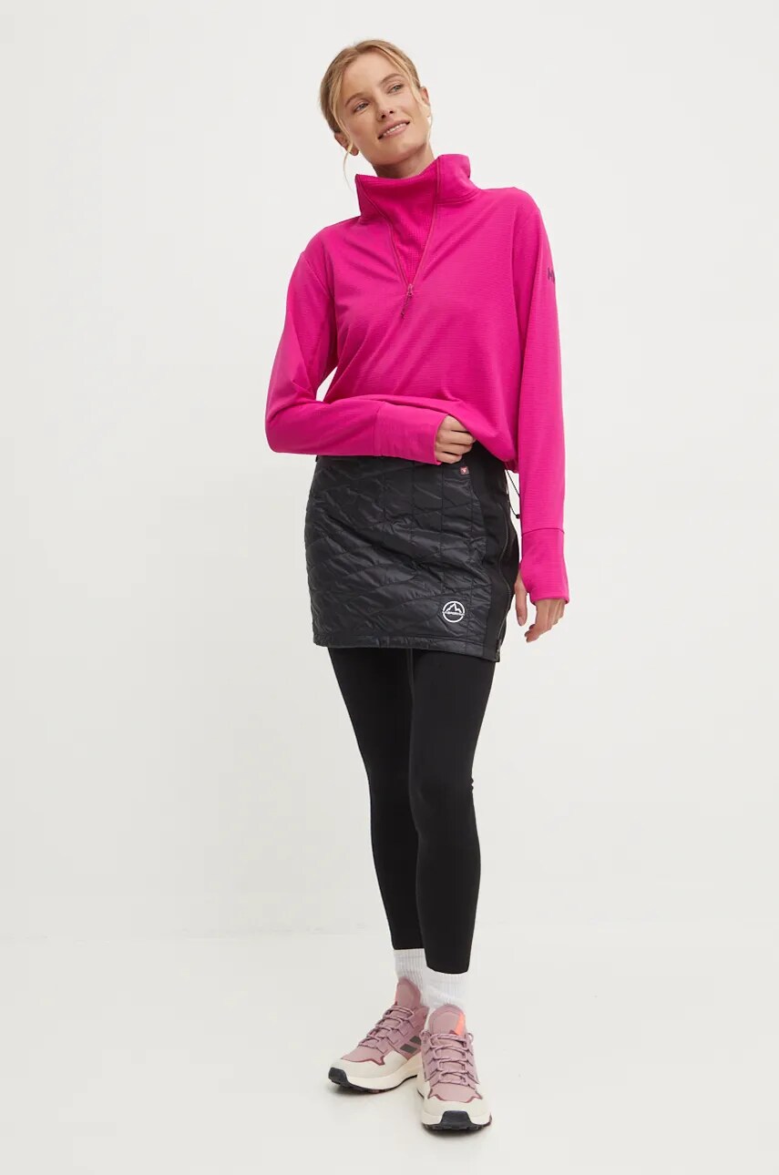 Спортивна спідниця LA Sportiva Warm Up Primaloft колір чорний mini пряма M04999000