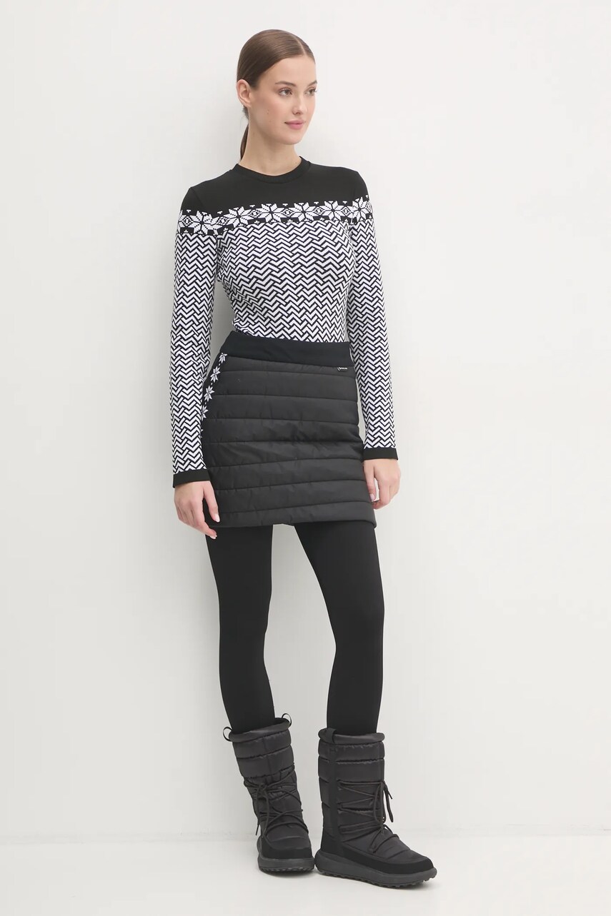 Спортивна спідниця Newland Heidi колір чорний mini пряма N46558.108