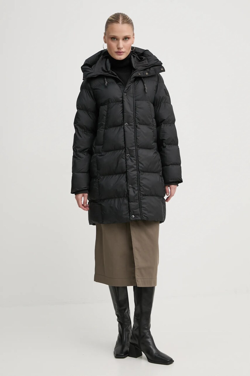Спідниця G-Star Raw колір коричневий midi пряма D25238-D728