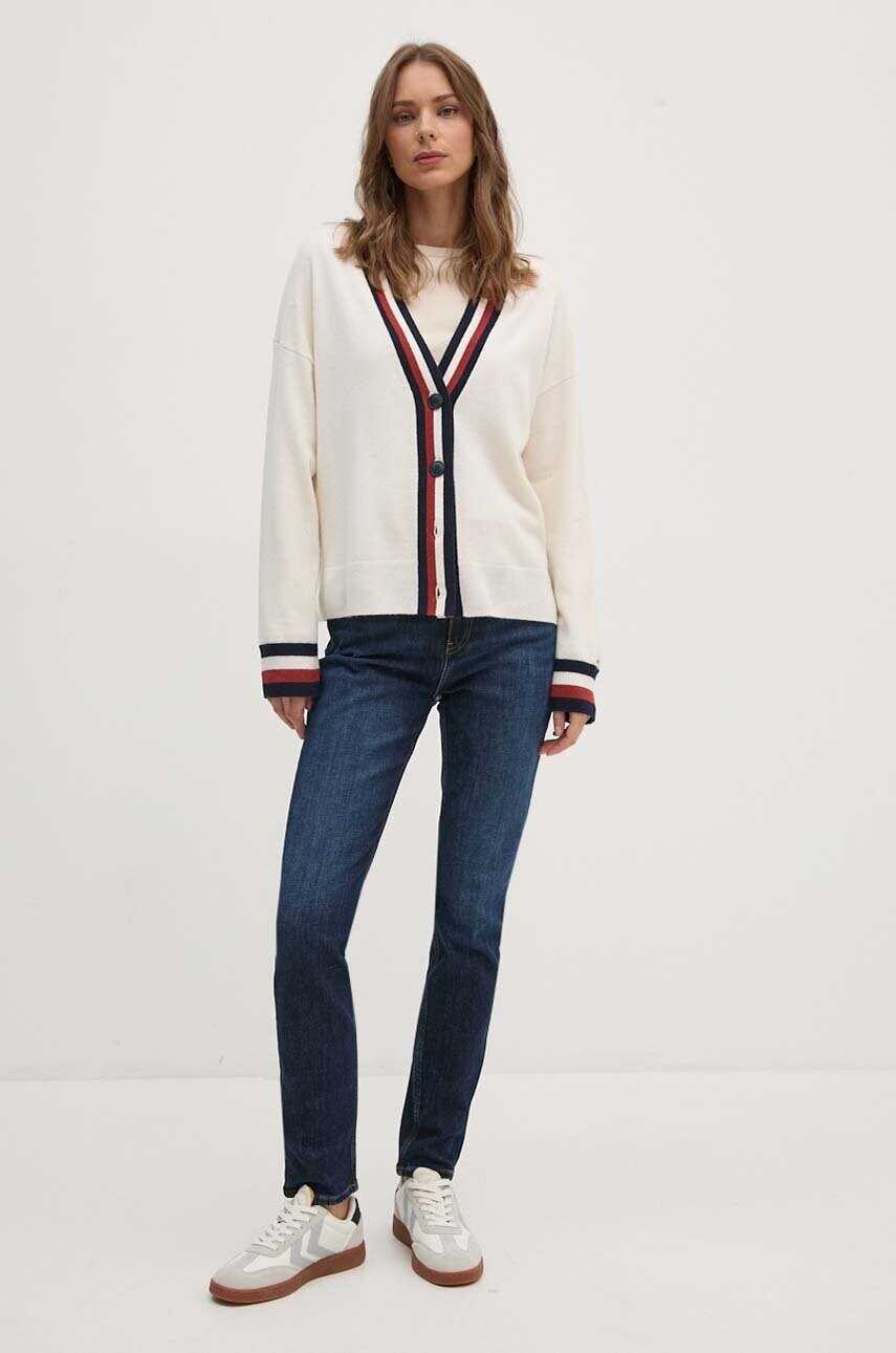Джинси Tommy Hilfiger жіночі колір синій WW0WW42204