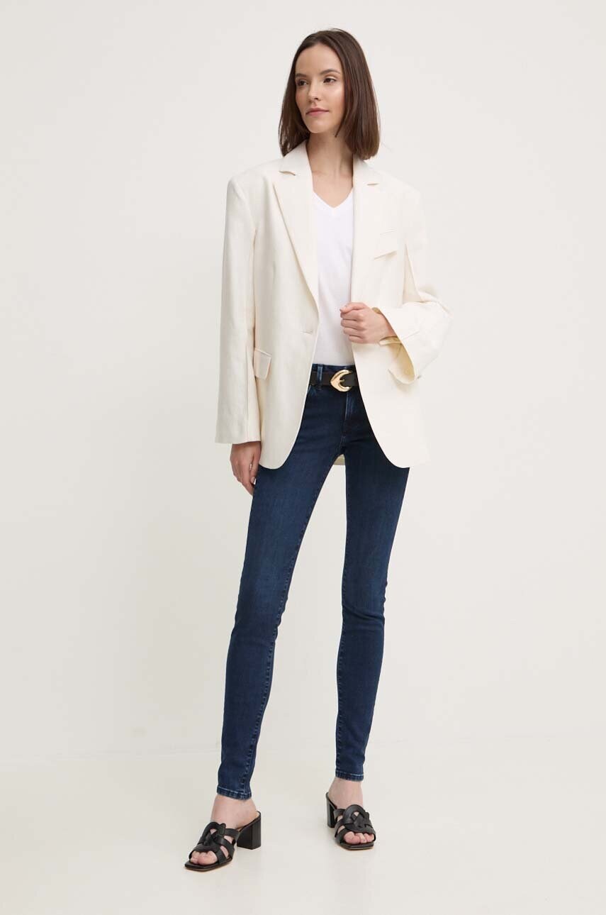 Джинси Pepe Jeans SKINNY JEANS LW жіночі колір синій PL204583CU2