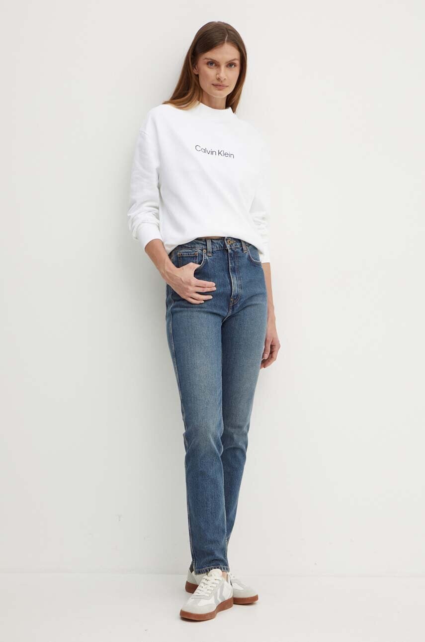 Джинси Pepe Jeans SLIM JEANS UHW жіночі колір синій PL204590HW7