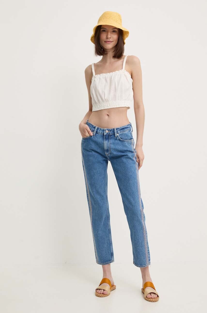 Джинси Pepe Jeans STRAIGHT JEANS MW CRAFT жіночі висока посадка PL204719