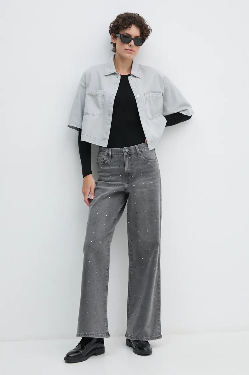 Джинси Dkny жіночі колір чорний DJ4M4016