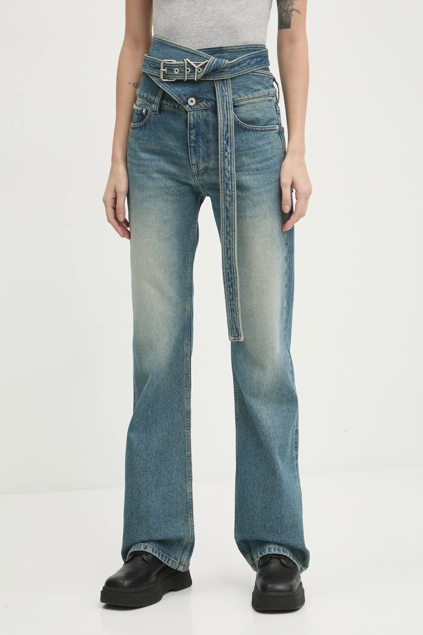 Джинси Y/Project WRAP BELT JEANS жіночі висока посадка 107PA006