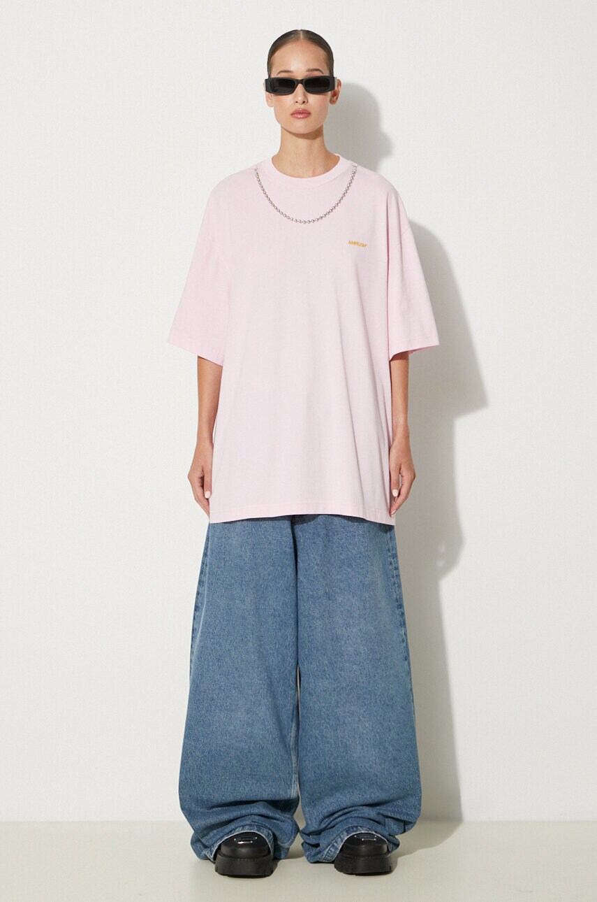 Джинси AMBUSH Denim Baggy Pants жіночі висока посадка BWYB004F24DEN0024000