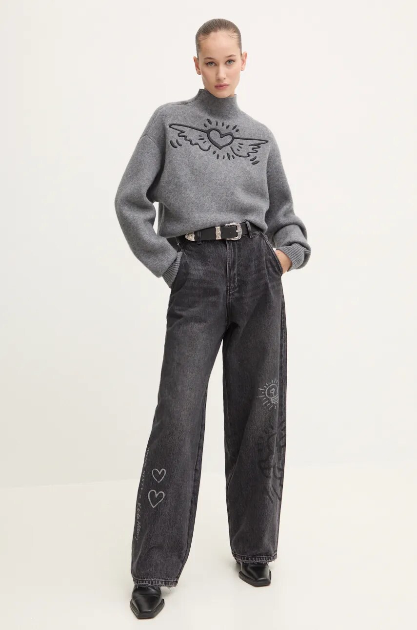 Джинси Miss Sixty x Keith Haring жіночі висока посадка 6L3JJ2280000