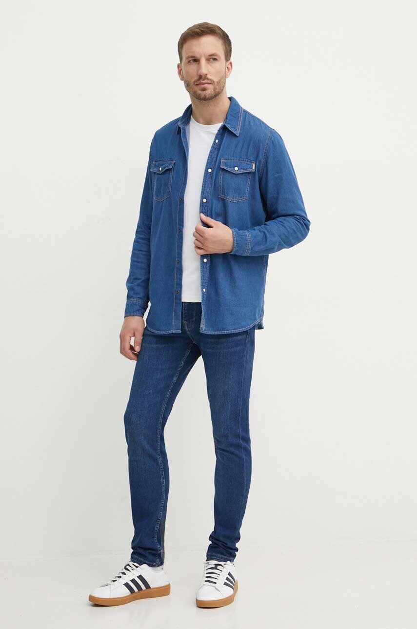 Джинси Pepe Jeans SLIM JEANS чоловічі колір синій PM207388DP6