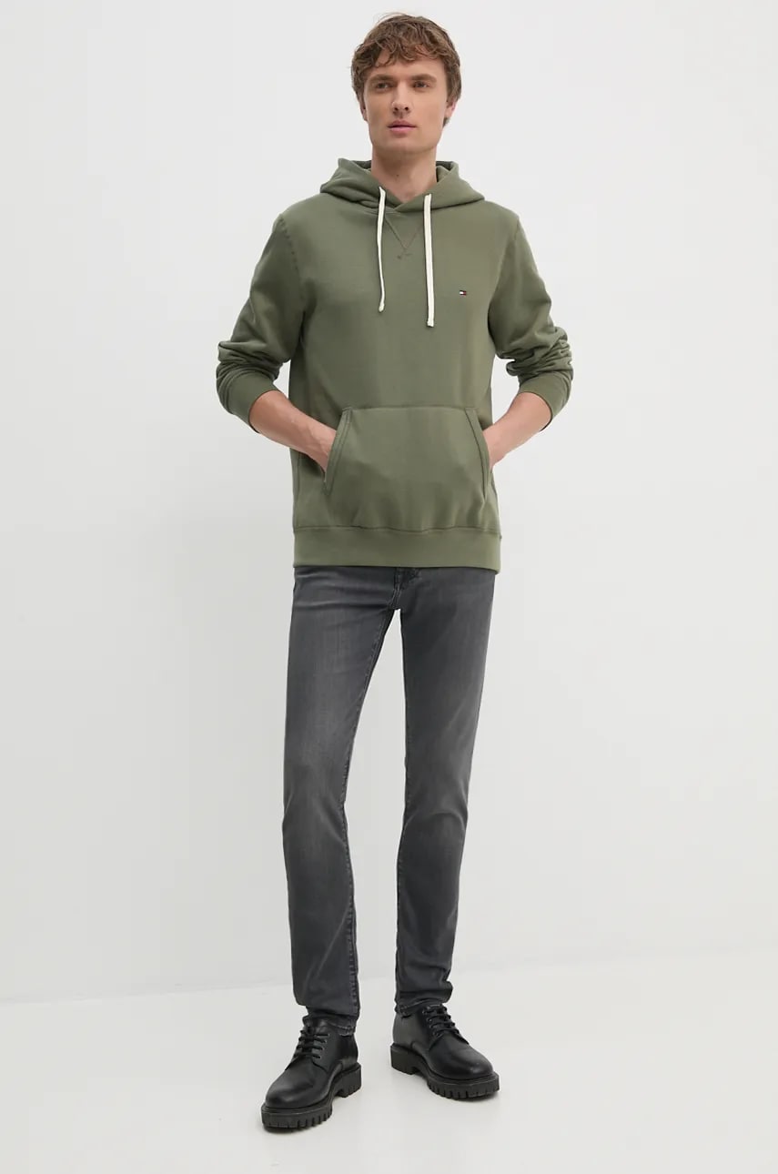 Джинси Tommy Hilfiger чоловічі колір чорний MW0MW37342