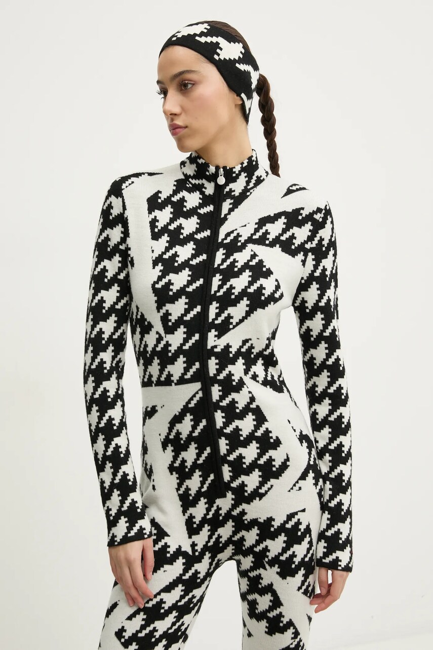 Комбінезон Perfect Moment Houndstooth Star колір бежевий  W3000130