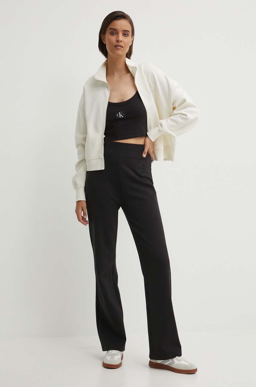 Спортивні штани Calvin Klein Jeans колір чорний з аплікацією J20J223588