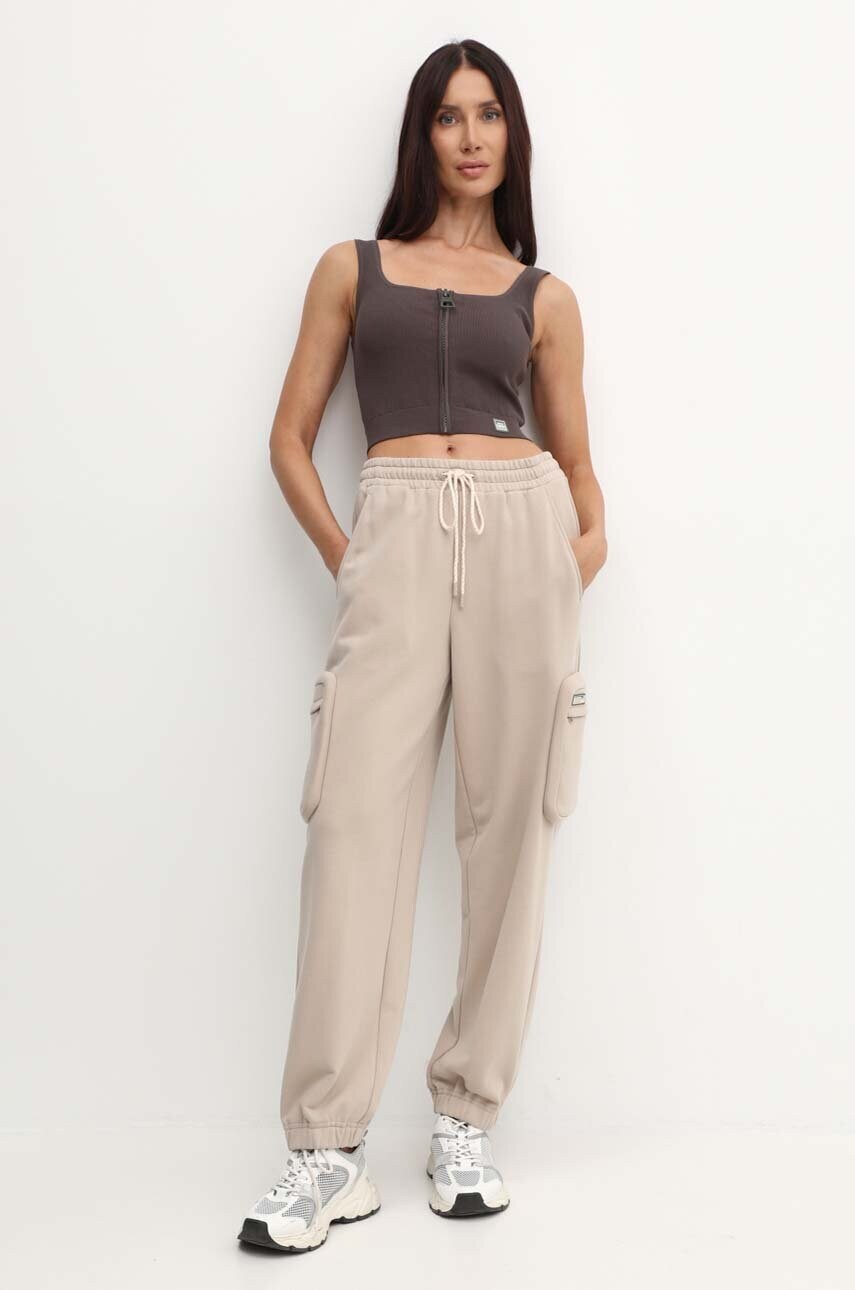 Спортивні штани Miss Sixty 6L2PJ0670000 PJ0670  KNITTED L/PANTS колір бежевий однотонні 6L2PJ0670000