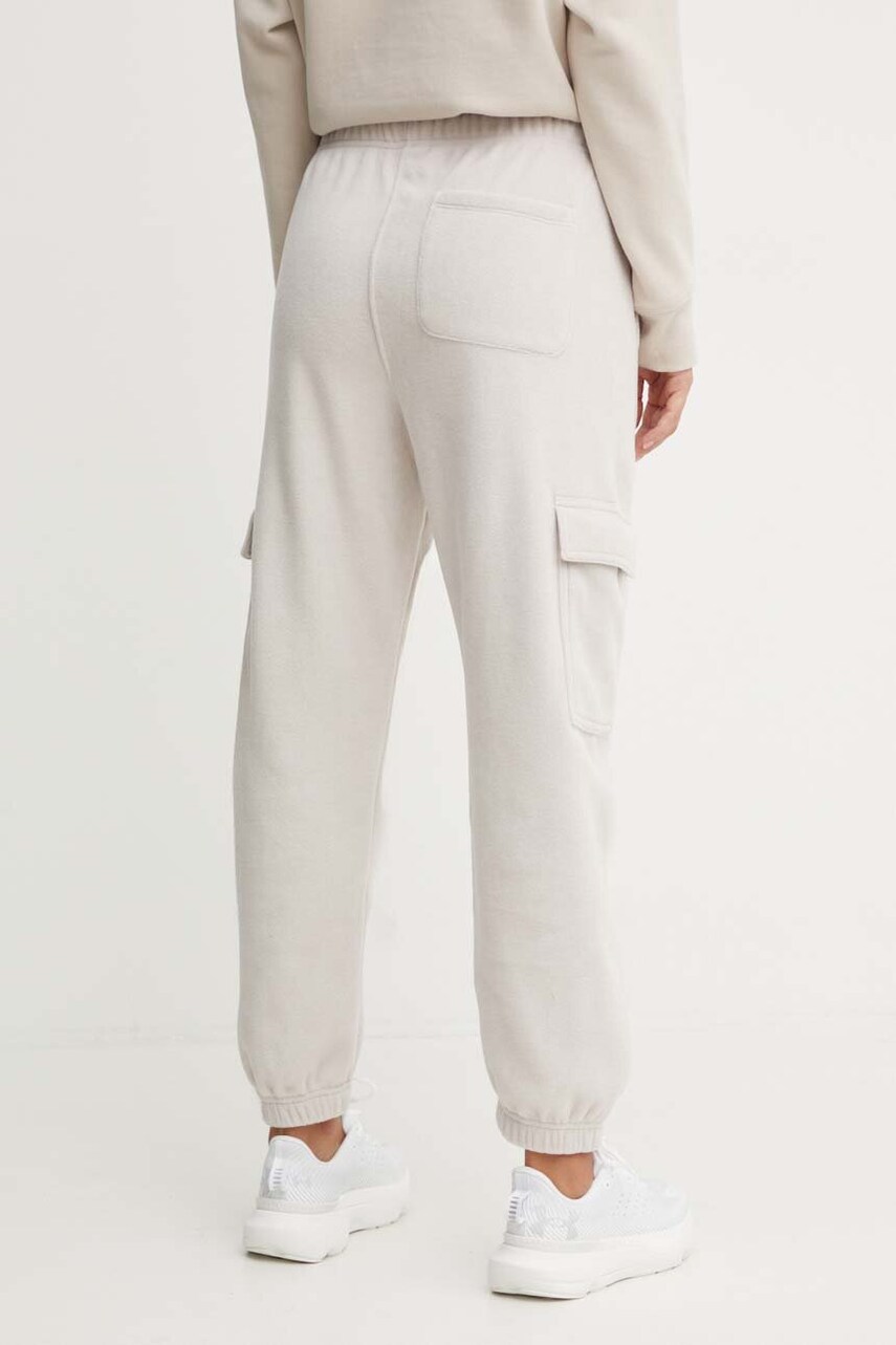 Спортивні штани Dkny колір бежевий однотонні DP4P3475