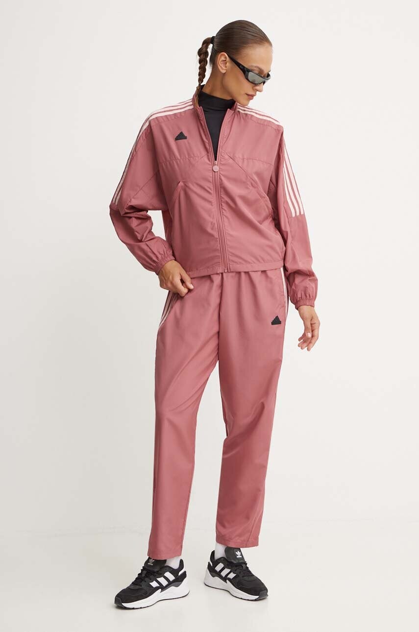 Спортивні штани adidas Tiro колір рожевий з аплікацією JJ4665