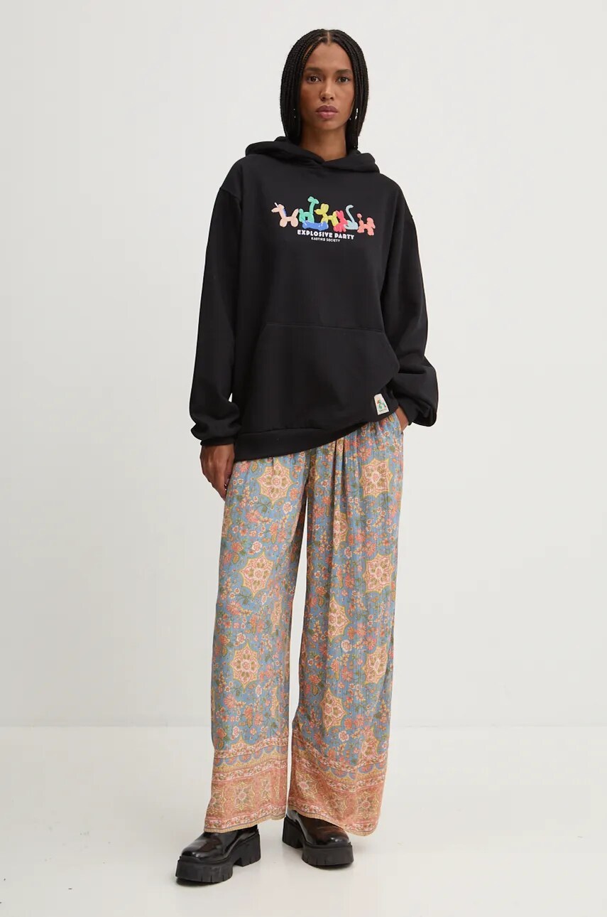 Штани Billabong Follow Me 2 жіночі широке висока посадка ABJNP00437