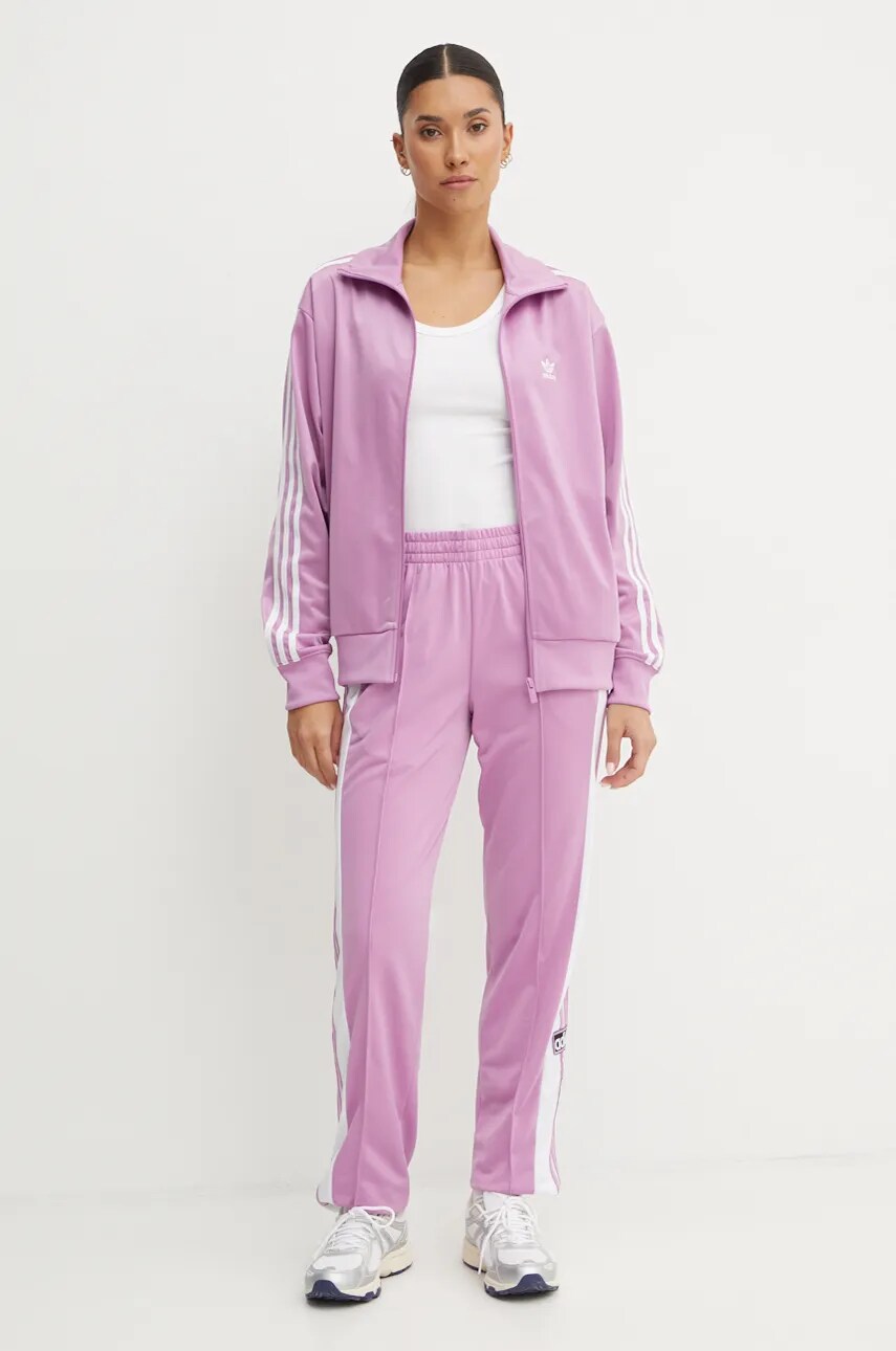 Спортивні штани adidas Originals Adibreak Pant колір фіолетовий візерунок IY2129