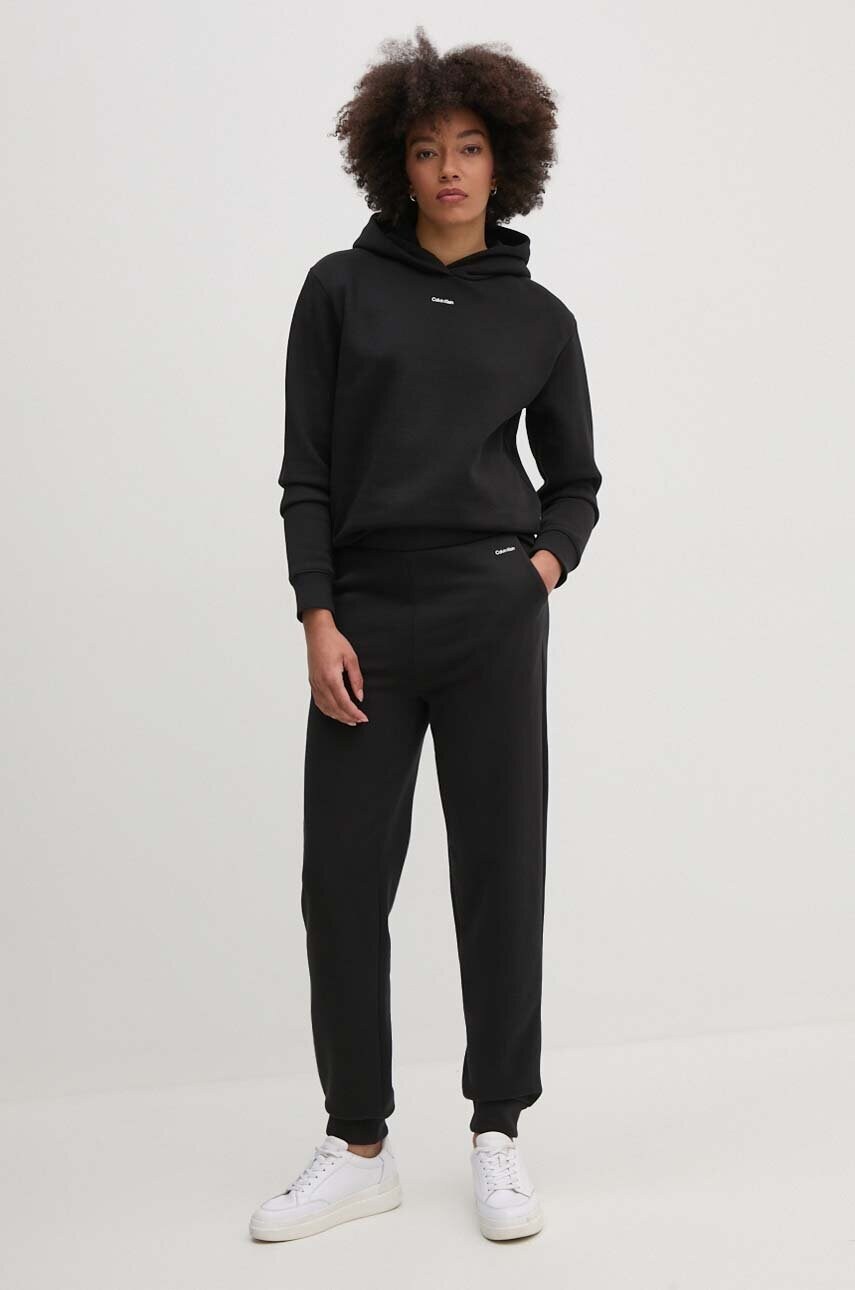 Спортивні штани Calvin Klein колір чорний однотонні K20K208330