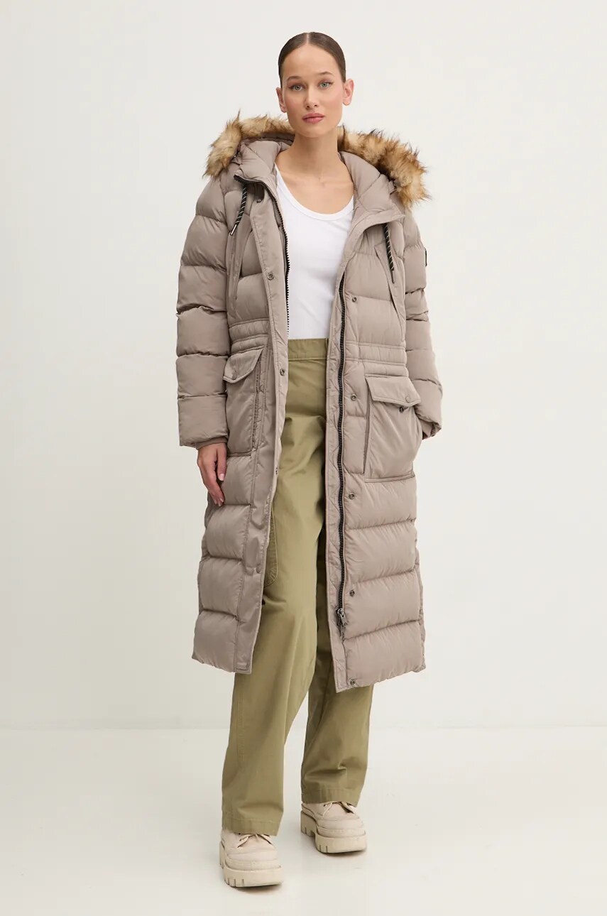 Бавовняні штани Dickies DUCK CANVAS колір зелений пряме середня посадка DK0A864S