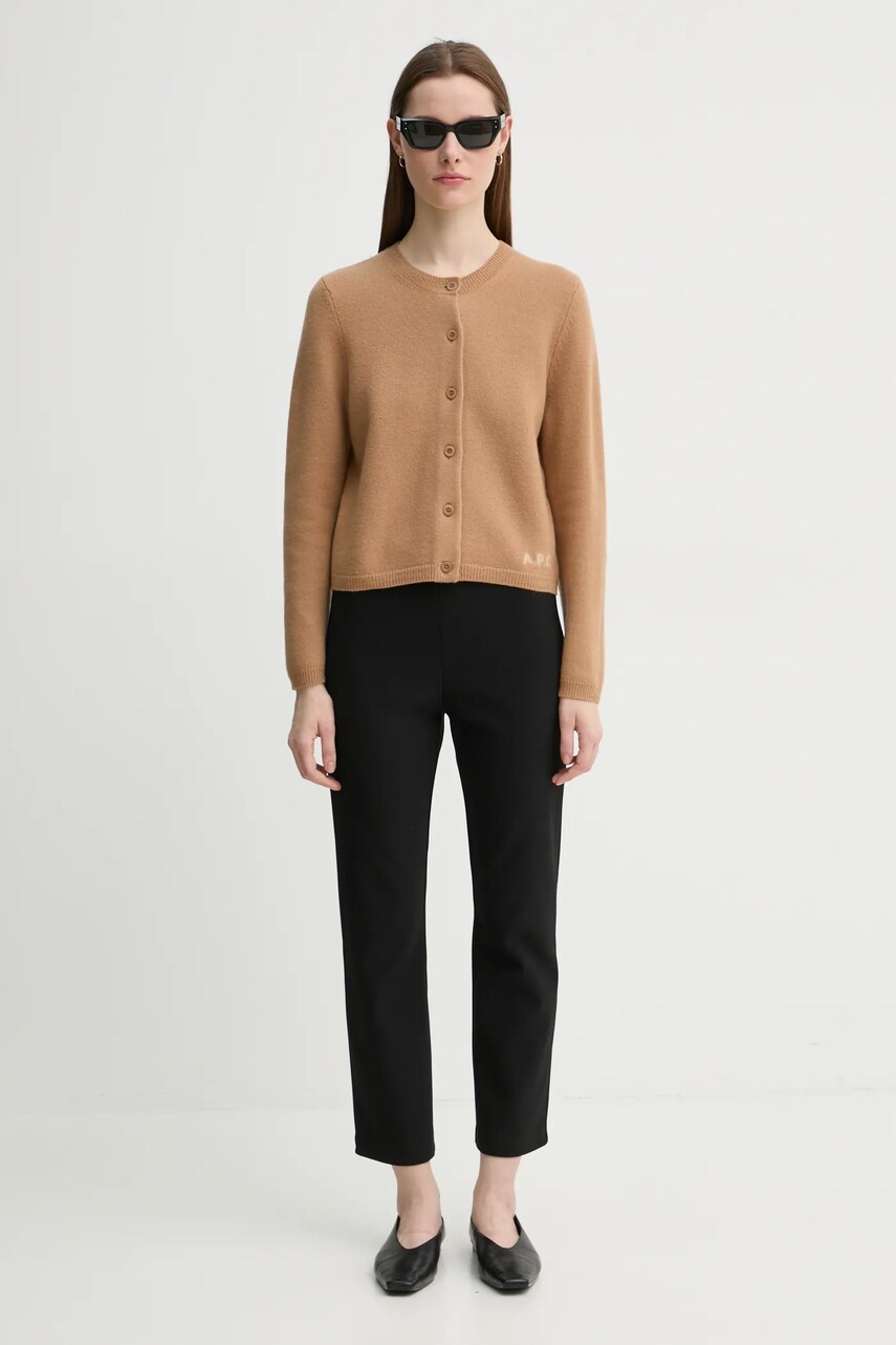 Штани By Malene Birger VILEA. жіночі колір чорний облягаючі висока посадка Q70354003Z