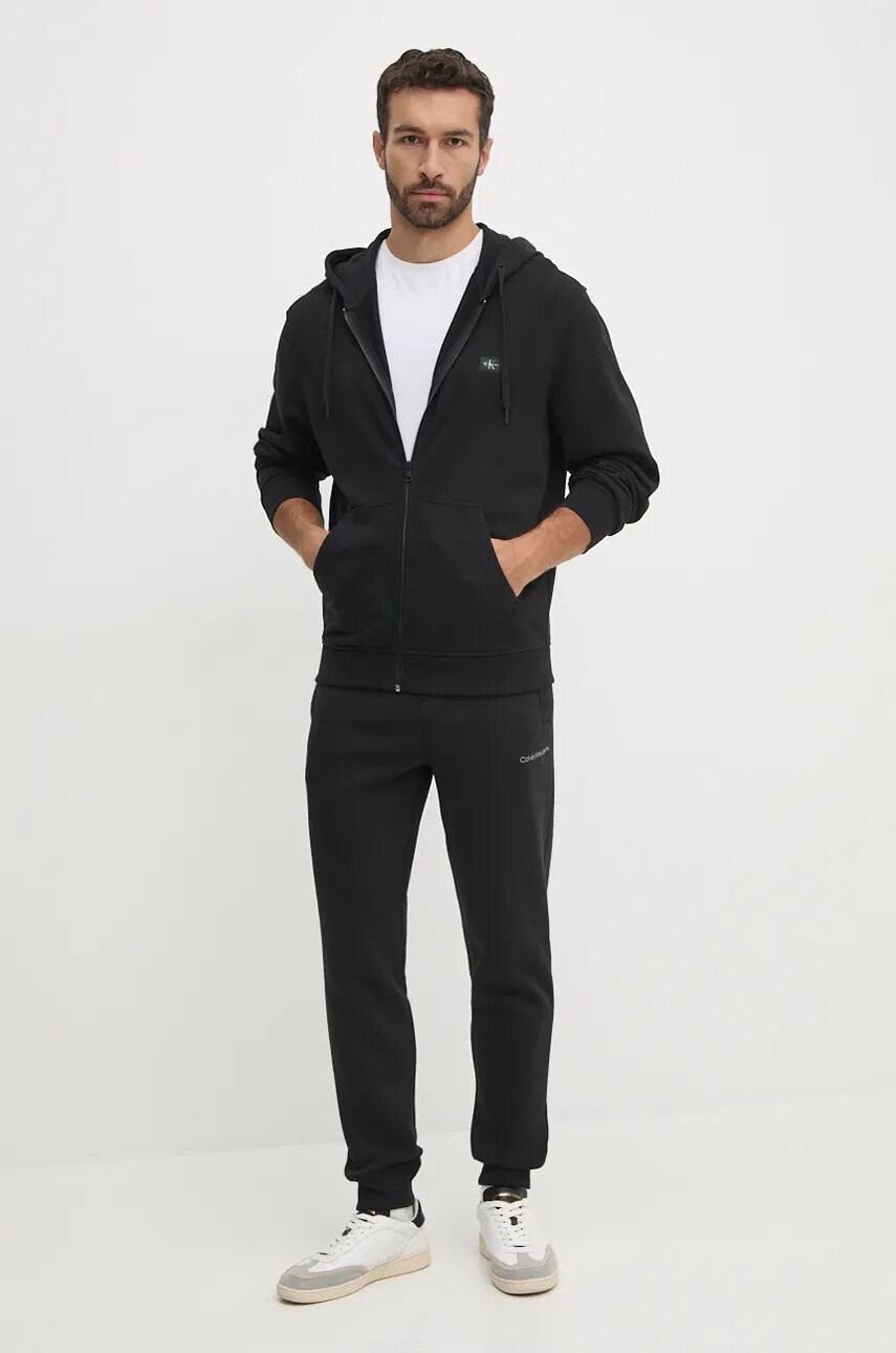 Спортивні штани Calvin Klein Jeans колір чорний з аплікацією J30J325658