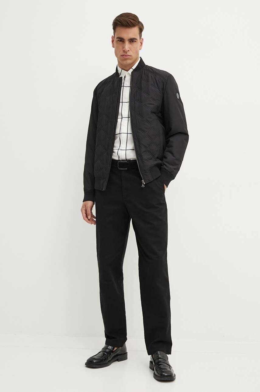 Бавовняні штани Armani Exchange колір чорний 6DZPL6 ZN5WZ