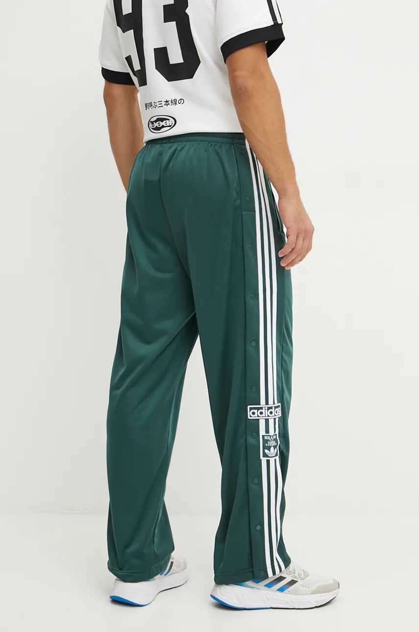 Спортивні штани adidas Originals Adibreak колір зелений з аплікацією IY9928