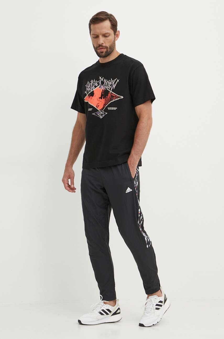Штани adidas Pride чоловічі колір чорний прямі IV7375