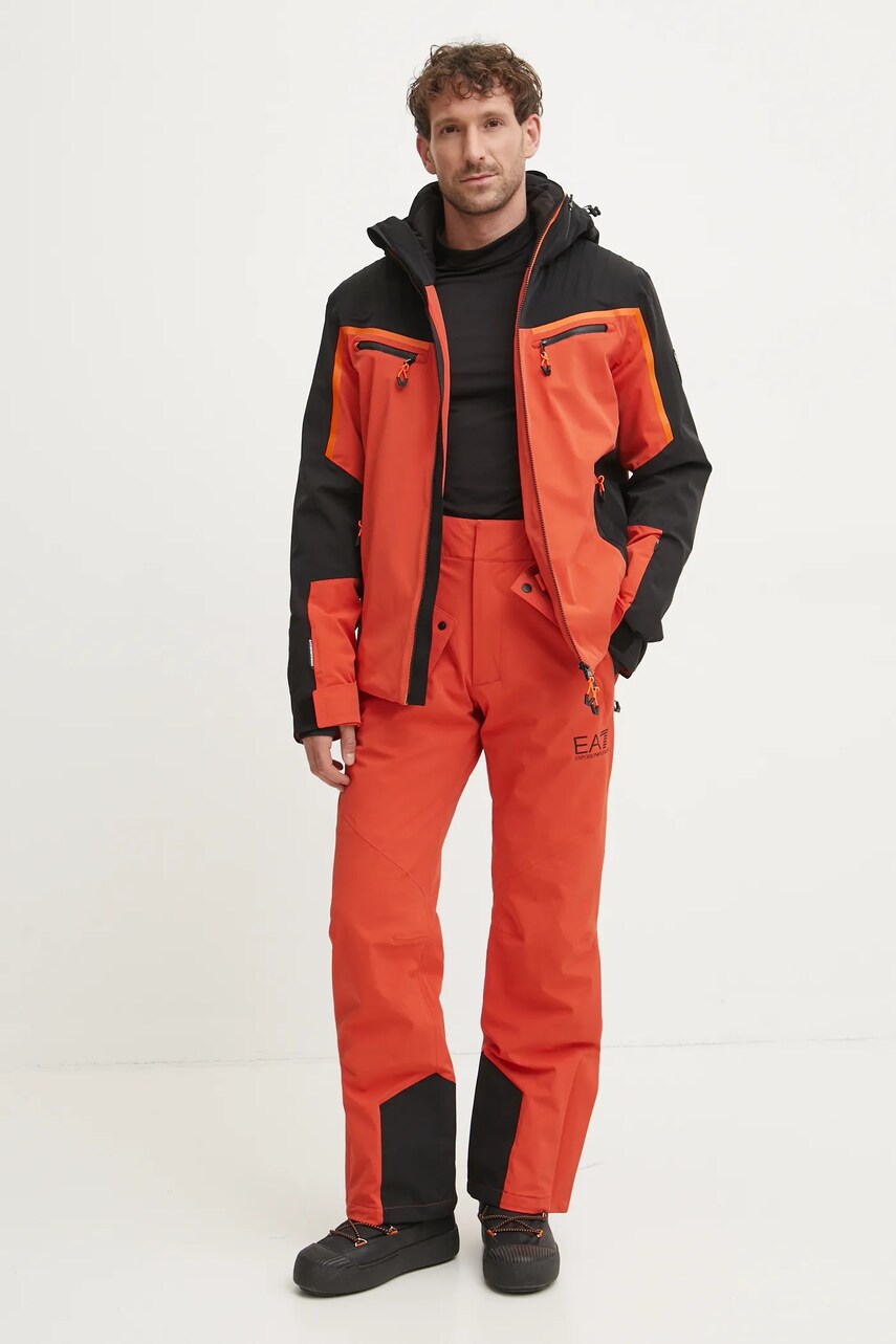 Лижні штани EA7 Emporio Armani Kitzbuhel Protectum колір помаранчевий PNCJZ.6DPP27