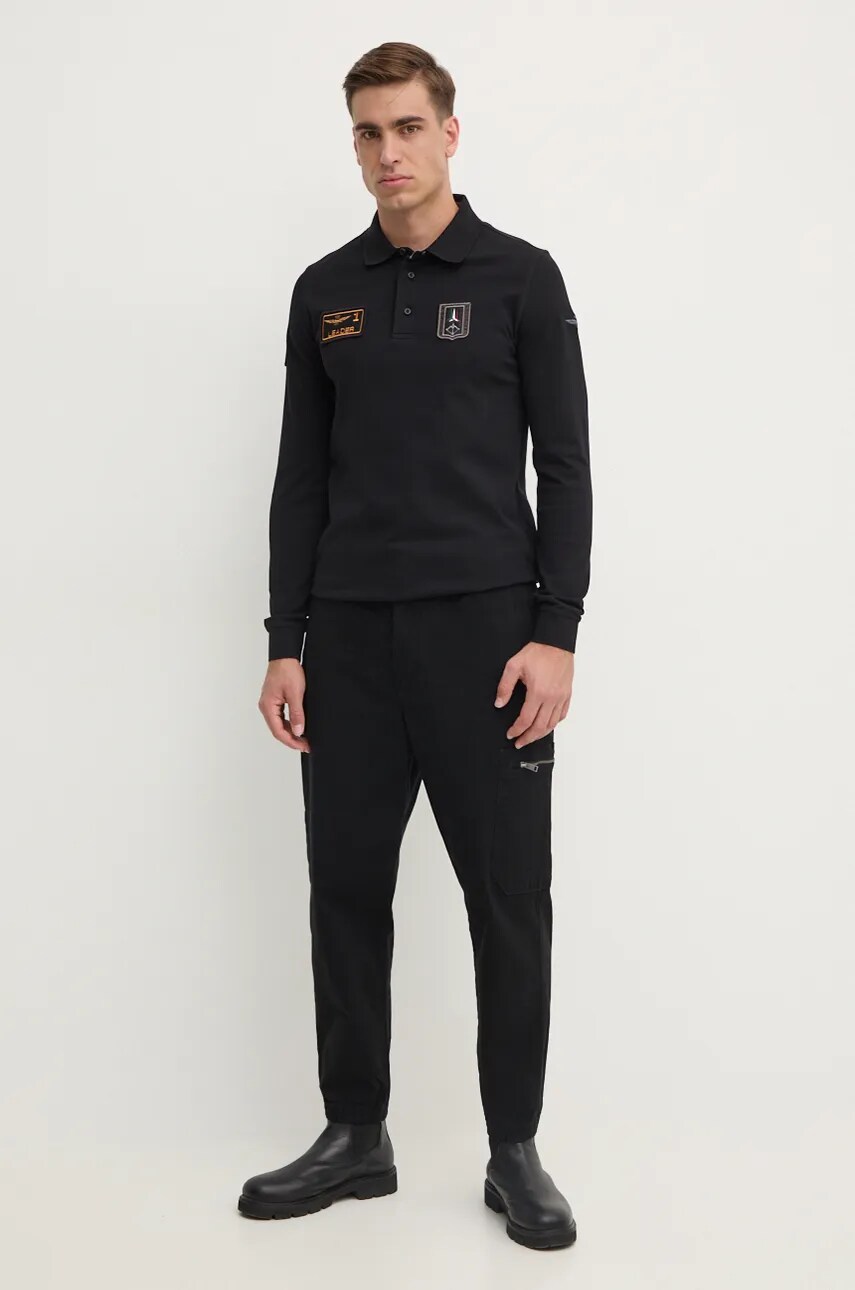Штани Armani Exchange чоловічі колір чорний 6DZP21 ZN5AZ