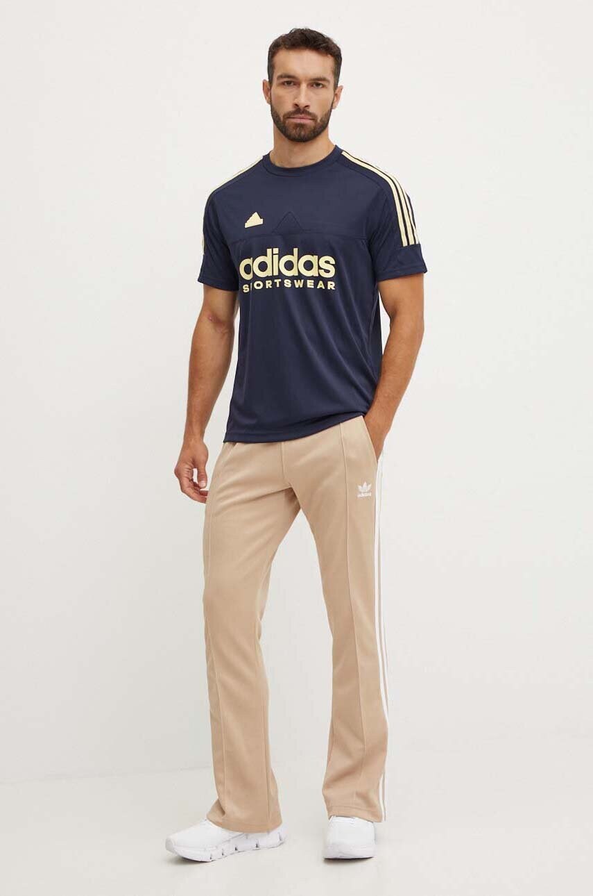 Штани adidas Originals 70s чоловічі колір бежевий однотонні IX5221