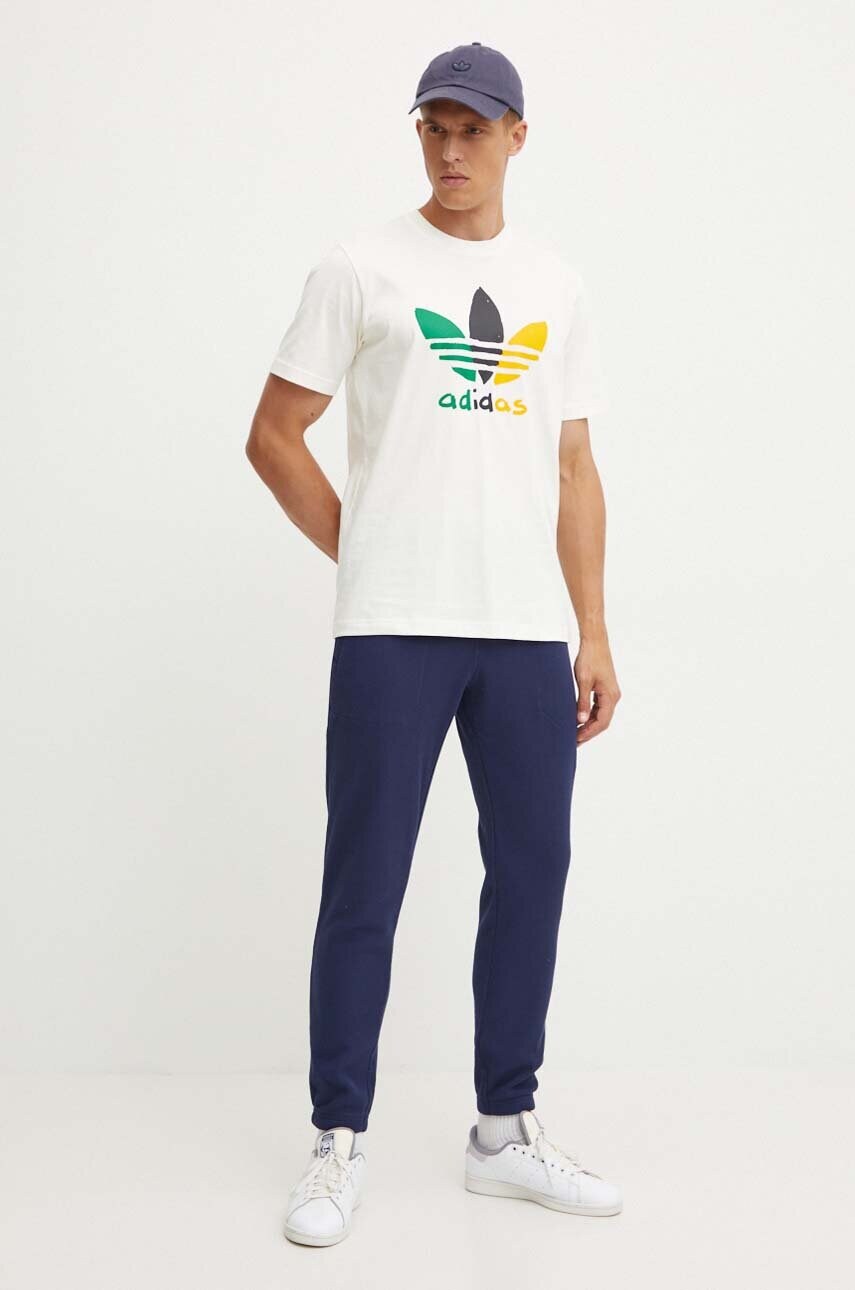 Спортивні штани adidas Originals колір синій однотонні IY2305