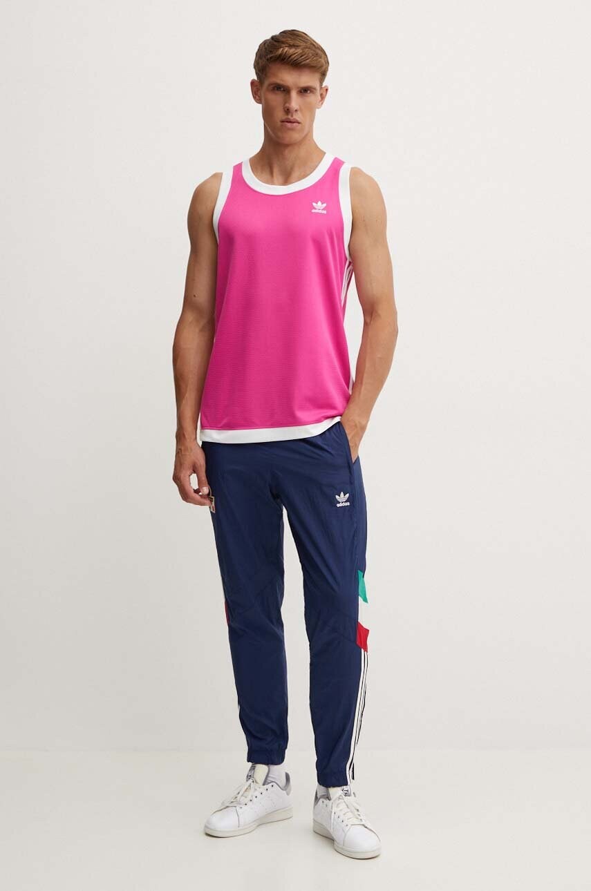 Спортивні штани adidas Originals колір синій візерунок IY4630