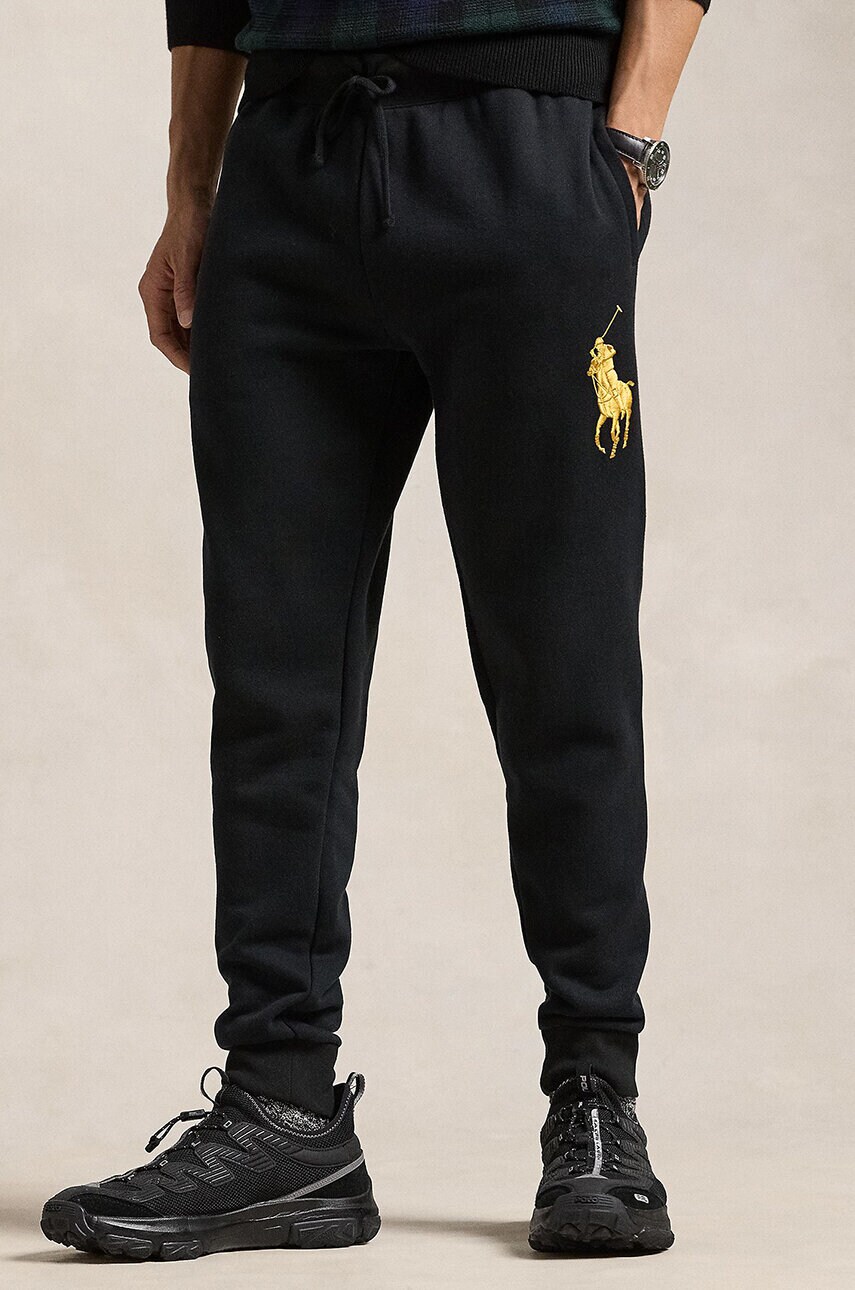 Спортивні штани Polo Ralph Lauren колір чорний однотонні 710952242