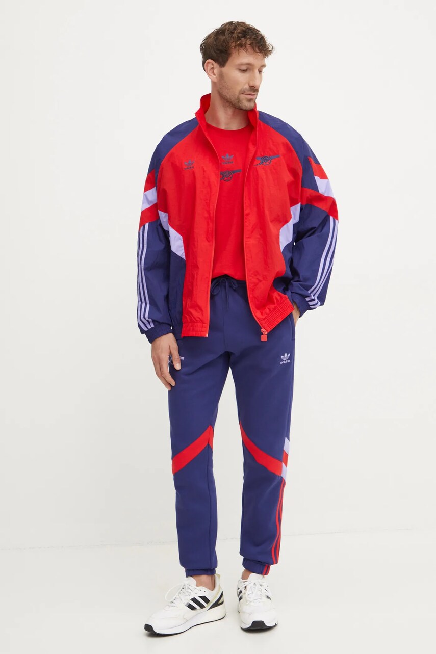 Спортивні штани adidas Originals Arsenal FC колір синій візерунок IS6504