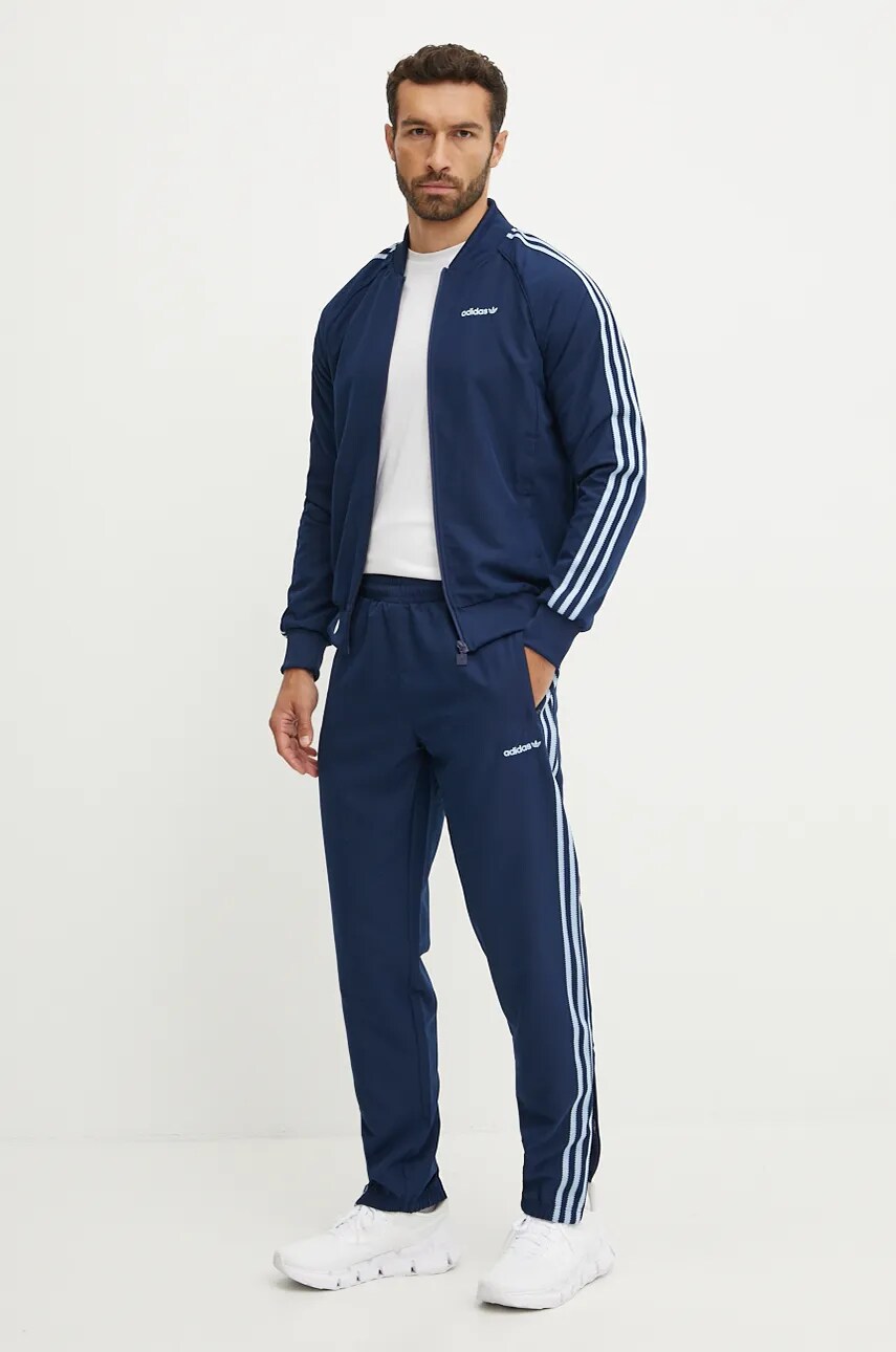 Спортивні штани adidas Originals колір синій з аплікацією IX9625