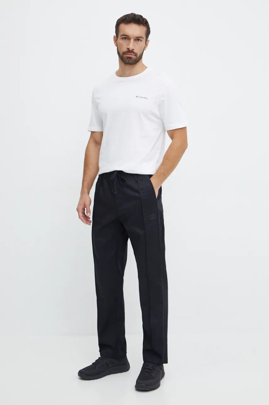 Штани adidas Originals чоловічі колір чорний фасон chinos IY2074