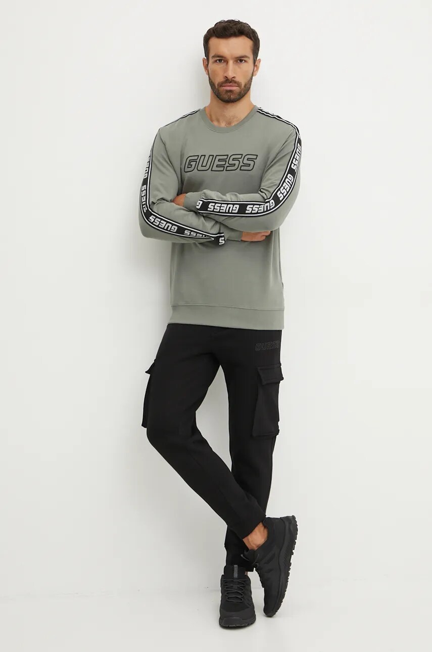 Спортивні штани Guess ALDWIN колір чорний однотонні Z4YB08 K9V31